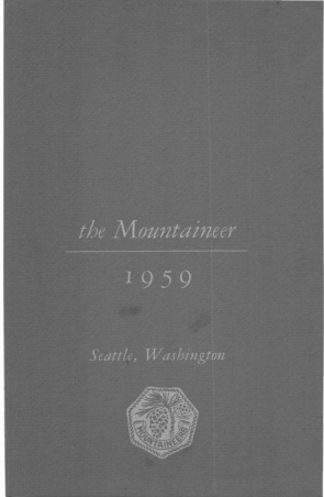 The Mountaineer 1958 cover
